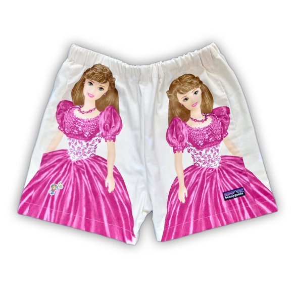 Vintage Pants - Vintage 1990s Barbie Princess Reworked Bennygonia Shorts UNISEX